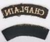 WW2 British Chaplain Cloth Shoulder Title - 2