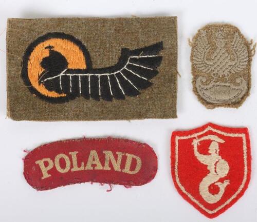 WW2 Free Polish Forces Cloth Insignia