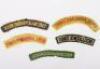 5x WW2 British Cloth Shoulder Titles - 2