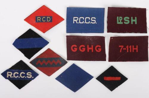 Grouping of WW2 Canadian Formation Signs