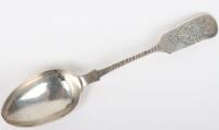 Royal Guernsey Light Infantry Hallmarked Silver Presentation Prize Spoon