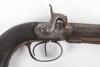 Double Barrel 54-bore Boxlock Percussion Travelling Pistol by Gibbs of Bristol - 2