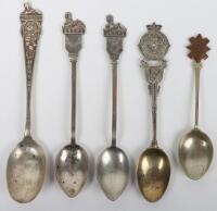 4x Hallmarked Silver Regimental Spoons of Scottish Regiments