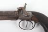 Double Barrel 54-bore Boxlock Percussion Travelling Pistol by Gibbs of Bristol - 6