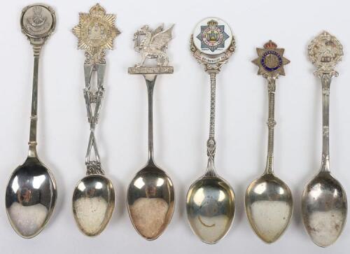 Grouping of Regimental Spoons