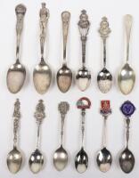 Grouping of Regimental and Commemorative Spoons