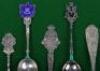 Grouping of Mostly Commonwealth Nations Hallmarked Silver and Plated Regimental Spoons - 2