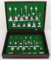 Fine Selection of Hallmarked Silver and Silver Plate Spoons of Royal Flying Corps and Royal Air Force Interest