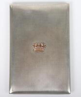 Hallmarked Silver Presentation Cigarette Case of Lieutenant R G Snelgrove Skipper of HMY Conidaw, Who Rescued 165 Men from Calais, Whilst Under German Control in May 1940