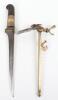 Afghan/Pathan Dagger Pesh Kabz, 19th Century