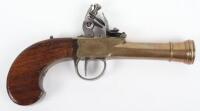 Belgian Flintlock Boxlock Brass Blunderbuss Pistol c.1800