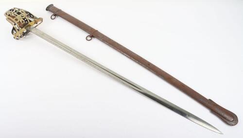 Decorative Scottish Basket Hilt Backsword