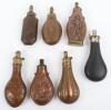 7x Assorted Gun-Sized Powder Flasks - 2