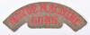 WW1 British Motor Machine Guns Cloth Shoulder Title