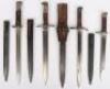 3x Mauser Export Bayonets and Swiss Bayonet - 3