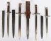 3x Mauser Export Bayonets and Swiss Bayonet - 4