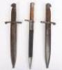 3x Spanish Military Bayonets - 2