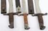 3x Spanish Military Bayonets - 6