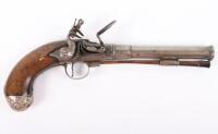 Early 18th Century Steel Framed Flintlock Holster Pistol