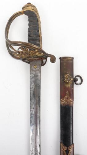 1845 Pattern Infantry Officers Sword by Wilkinson No. 7192