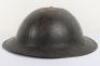 WW1 Canadian 46th Battalion 4th Infantry Division Steel Combat Helmet - 6