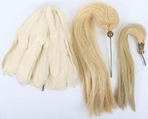 3x British Headdress Plumes