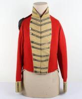 Rare Georgian Junior Battalion Company Officers Short Tailed ‘Service’ Coatee of the 26th (Cameronian) Regiment, c1810-1822/29