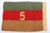 British 5th Squadron Royal Tank Regiment Beret, Badges and Unit Pennant Grouping of Captain H C Hooker - 6