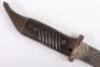 WW2 British Army Air Corps Airborne Beret and Fighting Knife Made from Captured German K98 Bayonet - 5