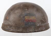 Rare and Historically Important 2nd Battalion Ox & Bucks Light Infantry Fibre Rim Airborne Forces / Paratroopers Steel Combat Helmet