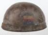 Rare and Historically Important 2nd Battalion Ox & Bucks Light Infantry Fibre Rim Airborne Forces / Paratroopers Steel Combat Helmet