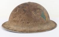 WW2 British Reconnaissance Corps Regimentally Marked Steel Combat Helmet