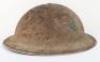 WW2 British Reconnaissance Corps Regimentally Marked Steel Combat Helmet