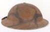 WW2 British “Malta” Camouflaged Steel Combat Helmet - 5