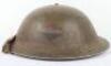 WW2 British Steel Combat Helmet with Regimental Emblem - 5