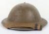 WW2 British Steel Combat Helmet with Regimental Emblem - 8