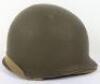 WW2 American 79th Infantry Division M-1 Steel Combat Helmet - 5