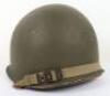 WW2 American 79th Infantry Division M-1 Steel Combat Helmet - 7