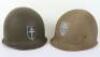 WW2 American 79th Infantry Division M-1 Steel Combat Helmet - 8