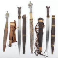 2x Similar and Unusual North African Short Swords