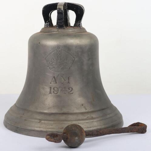 WW2 Royal Air Force 1942 Scramble Bell Removed from RAF Stafford