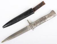 Rare WW1 German All Steel Trench Fighting Knife by Ernst Busch Solingen