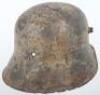 WW1 German M-16 Steel Helmet Shell - 3