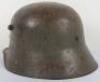 WW1 German M-16 Steel Combat Helmet Issued to Bulgarian Troops - 4