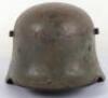 WW1 German M-16 Steel Combat Helmet Issued to Bulgarian Troops - 6