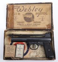 Good Scarce .177” Webley Mk2 Target Model Air Pistol, No.39364