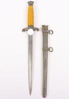 WW2 German Army Officers Dress Dagger by F W Holler Solingen