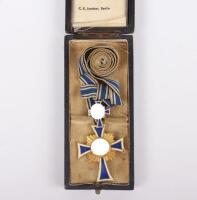 Third Reich Gold Grade Mothers Cross Award in Original Box by C E Juncker Berlin