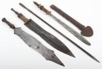 3x Assorted 19th Century African Tribal Knives