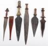 5x Assorted Late 19th Century African Tribal Knives - 2